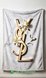 Yves Saint Laurent Throw Blankets